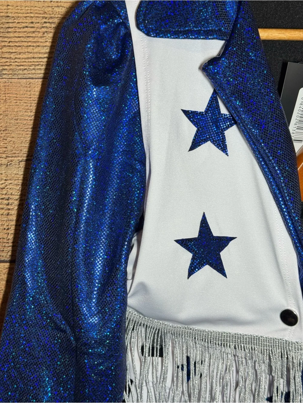 Forplay Seeing Stars Dallas Cowboys Cheerleader Costume size L/XL Sexy NWT!